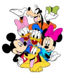 www.my-disneyland-vacation.com clip art with mickey mouse and gang